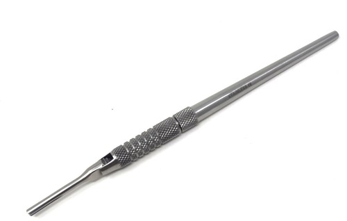 1pz Manico Lama bisturi n.4 Regolabile Tondo Acciaio Inox Chirurgia Dentale - Foto 4 di 5