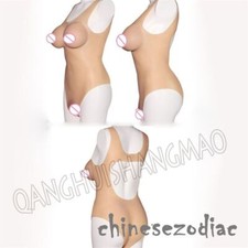 Silicone Bodysuit Breast Forms B-F Cup Fake Vagina Hip Shaping Female Body Suit