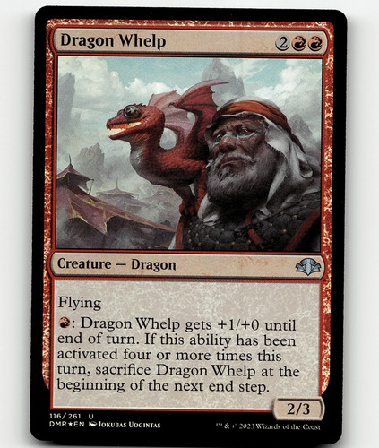 アルファ版　チビ・ドラゴン/Alpha Dragon Whelp Alpha Dragon Whelp 8 Magic MTG | eBay