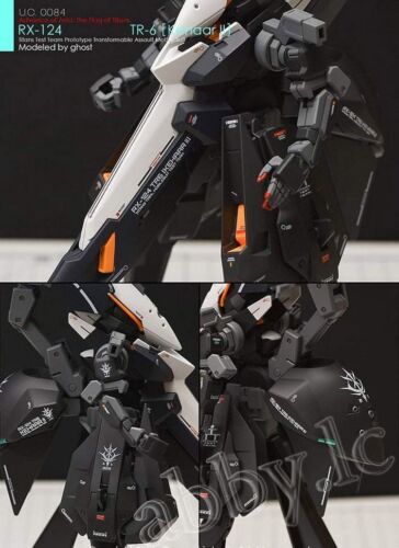 for HG 1/144 RX-124 TR-6 Kehaar II 2 AOZ Flag Titans UV Light-Reactive Decal UC - Picture 3 of 10