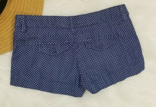 American Rag Women Shorts, Navy Blue & White Polka Dots Shorts, Junior Size 1 - Picture 2 of 3