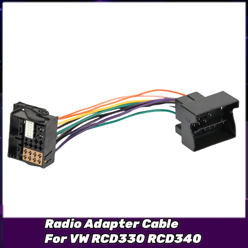 Car Radio PQ to MQB Upgrade Radio Adapter Cable For VW RCD330 RCD340G ...