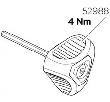 Thule torque key Evo Raised Rail black  52988...