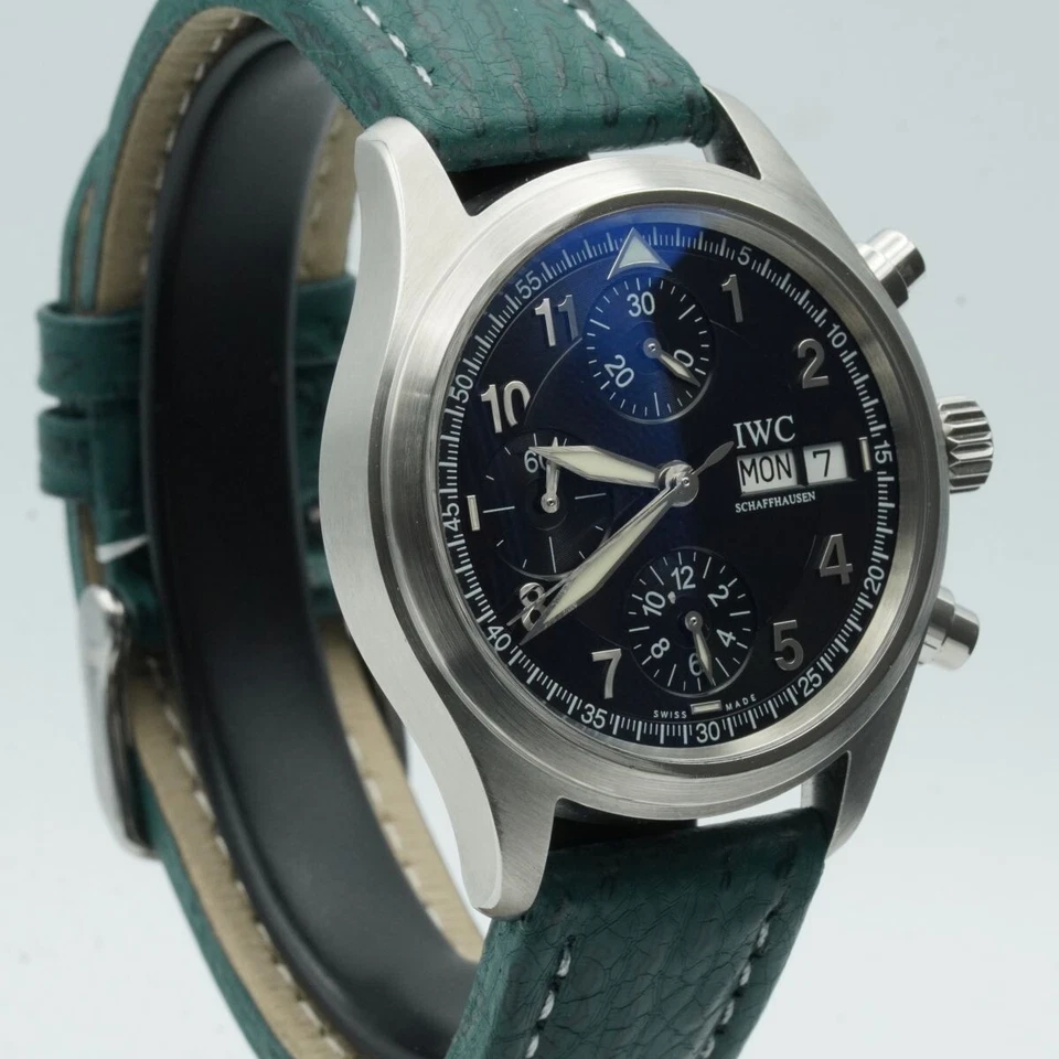 IWC FLYING CHRONO AUTOMATICO OROLOGIO DA UOMO 40MM IWC3706 ACCIAIO TOP DOCUMENTI - Bild 2 von 4