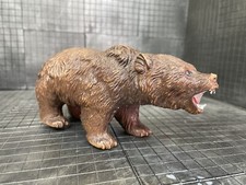 Large VTG AAA BEAR Hard Rubber PVC Realistic Animal Figure 6" Heavy Rubber