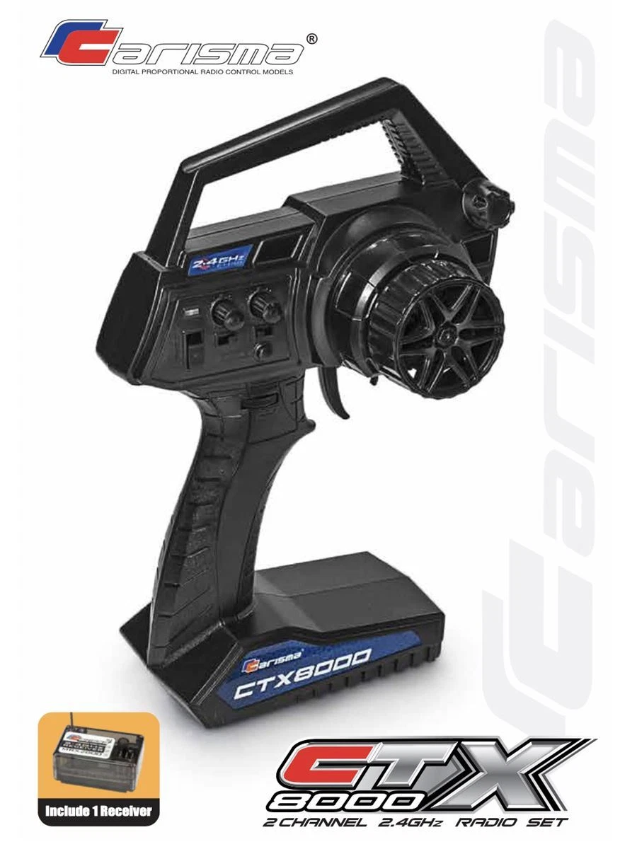 Carisma CTX 8000 2 Channel Pistol Radio with Receiver eBay