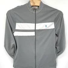 Munsingwear Original Penguin Men's Jacket Sweater 2XL XXL Full Zip Gray