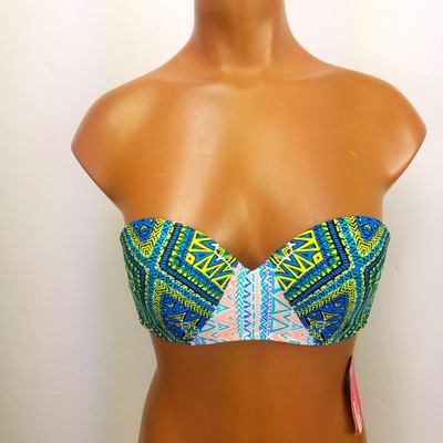xhilaration bandeau swim top