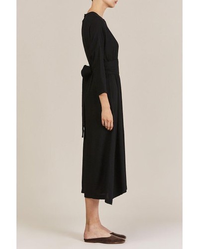 Black Crane Wool/Blend Wide Leg Jumper With Belt Size XS, NWT (WD--21) - Picture 3 of 9