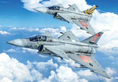 Italeri 1:48 SAAB JA37/AJ37 Viggen Fghtr  ITA2785