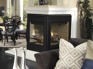 Astria Libra 40 3 Sided Peninsula Traditional Direct Vent Gas