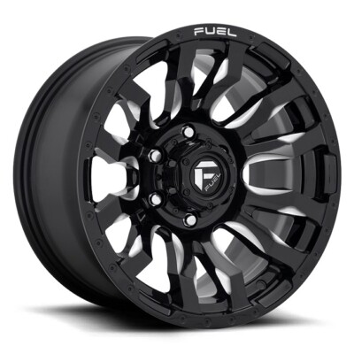 16 Inch Gloss Black Wheels Rims FITS: Hummer H3 6 Lug 16x8 Fuel
