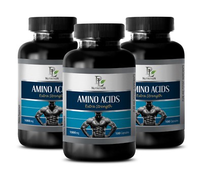 amino acid complex - AMINO ACIDS 1000mg - blood sugar control 3 Bottles