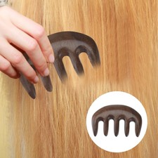 Massage Comb Head Scalp Massage Tool Sandalwood Beard Comb Eye Serum Roller Comb