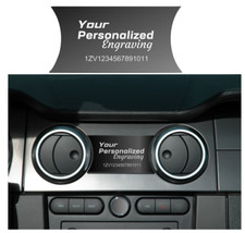 Engraved Dash Plaque Custom Fit For 05-09 Mustang Gt Saleen Roush Gt500