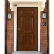 Porta Blindata per Esterno in Resina Noce Portone Portoncino Classe 3 4 Ingresso