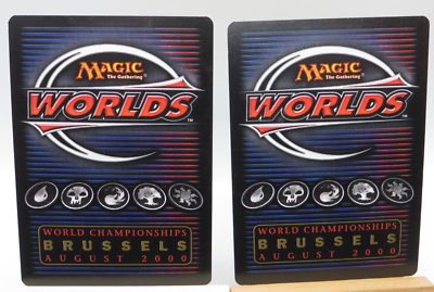 2x MTG Magic the Gathering Frantic Search World Championships 2000