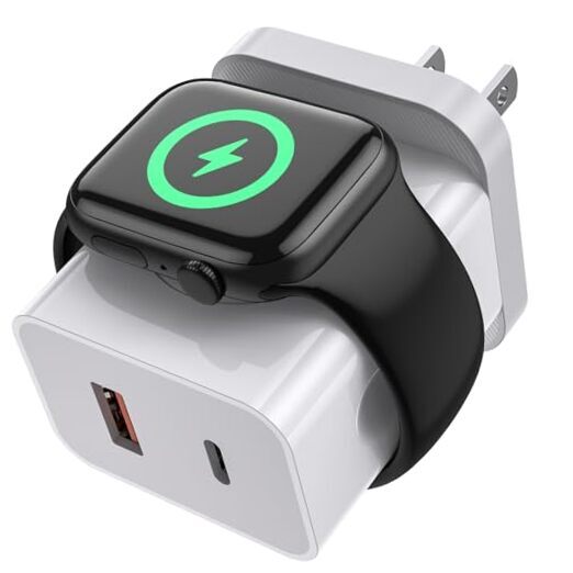 20W for Apple Watch Charger, PD 3-in-1 Fast Charger with Magnetic White