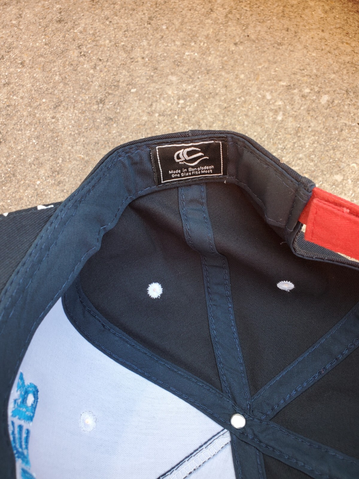 Zenner Flag Embroidered Strapback Adjustable Hat … - image 3