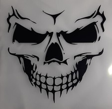 Skull Decal, Choose Size, Choose Color, Car, Home, Crafting