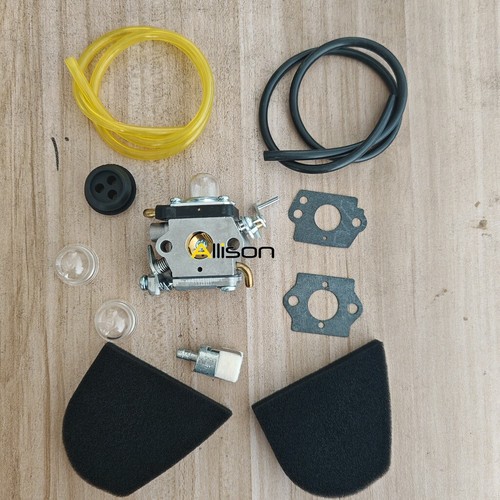 Carburetor & Fuel Line F Jonsered HT2223 HT2223T HT2218  Redmax CHT220L CHT220  - Picture 1 of 3