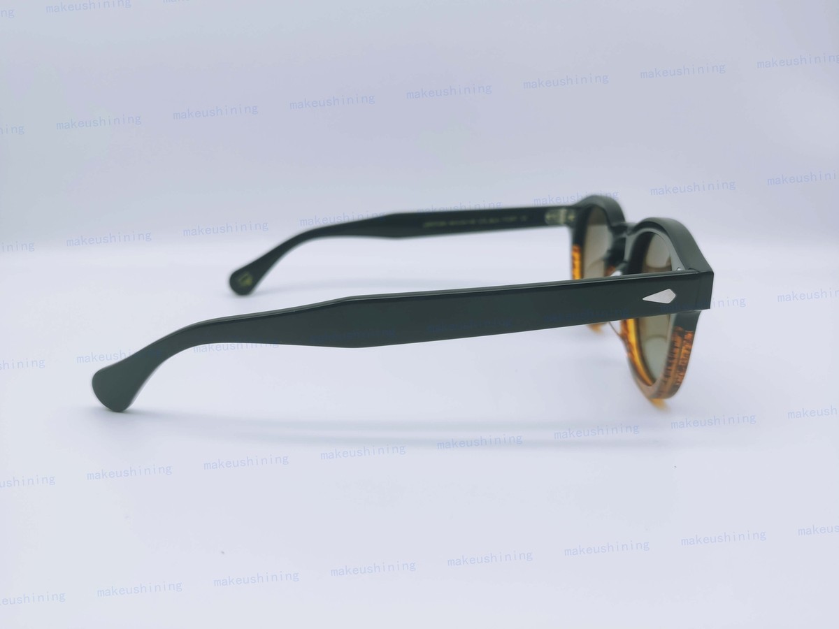 MOSCOT LEMTOSH BLK-TORT Gradual Yellow Lenses Sun Glasses 46-24