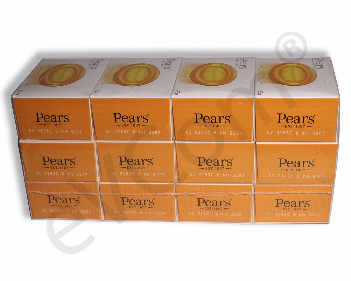 PEARS SOAP Transparent PURE & GENTLE with NATURAL OILS, 125g Bars