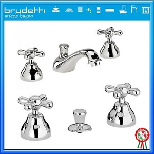Paini Liberty Set Rubinetti Lavabo Bidet 3 Fori Bassi Cromato Ebay Rubinetteria Paini Serie Liberty
