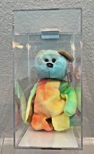 SALE!! Ty Beanie Baby - Peace MISSING EMBLEM ODDITY - Authenticated MWMT MQ!