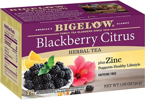 Bigelow Blackberry Citrus Herbal Tea - 18 tea bags - Picture 2 of 6