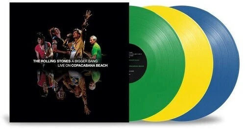 The Rolling Stones Bigger Bang Live Copacabana NEW SEALED 3 color vinyl 180g LP