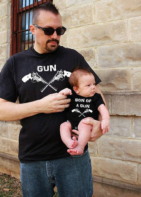 father and son matching t shirt