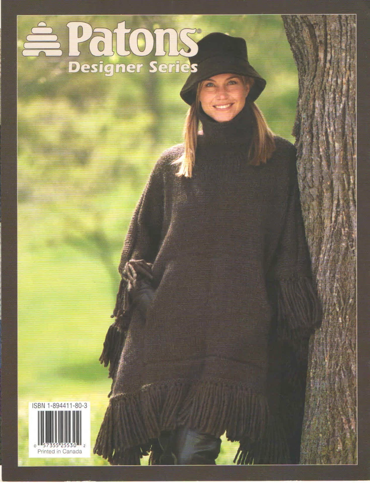 Ponchos Patons Pattern 500984 - Image 2 of 2