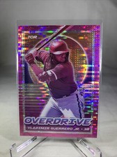2021 Panini Chronicles Overdrive Pink Pulsar Vladimir Guerrero Jr #12