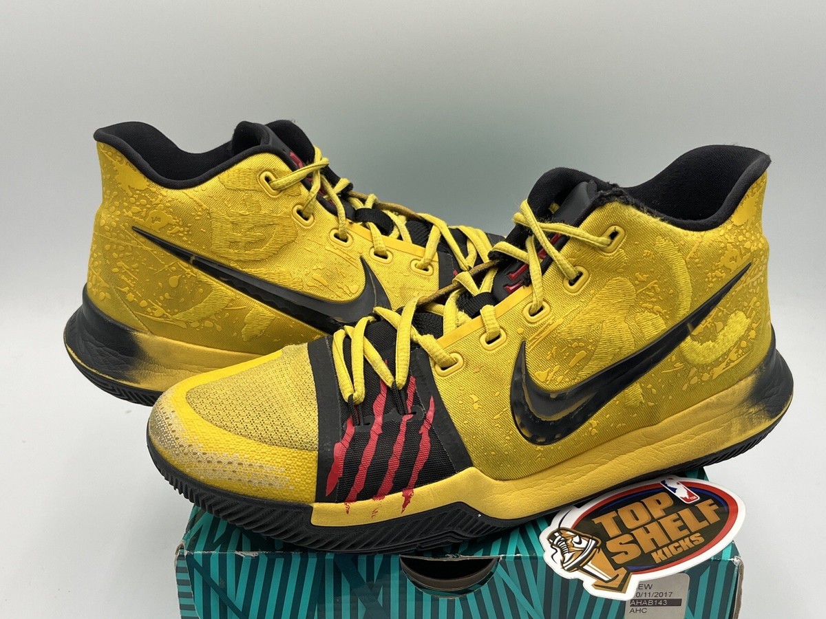 Nike Kyrie Mamba Mentality Bruce Lee 2017 Size Authentic Rare Used  Yellow
