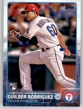 2015 Topps Series 1 Guilder Rodriguez Rookie RC Insert Set Break Rangers #103