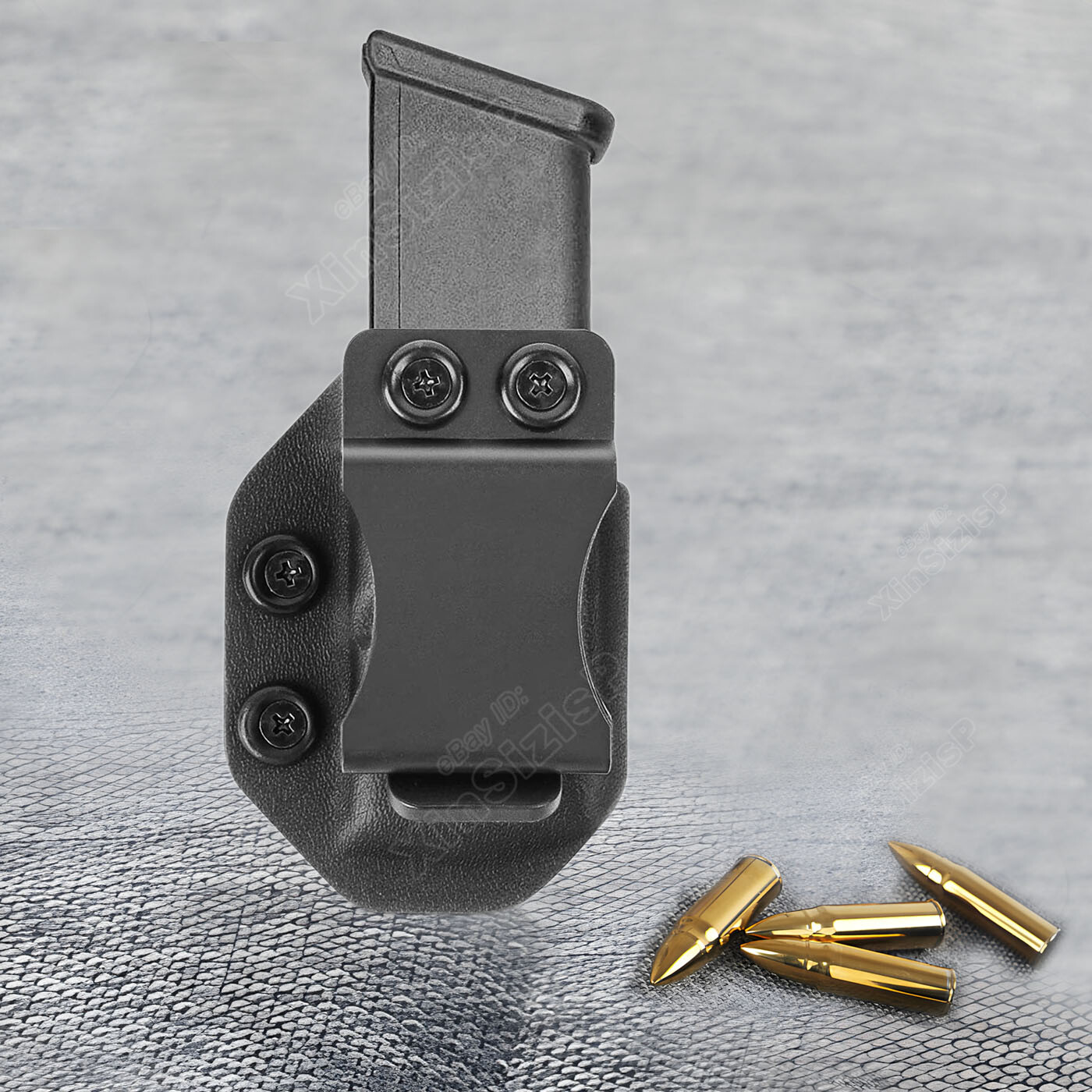 G17 Magazine Holster IWB OWB Kydex Fit Glock 17 17M 17T 17C 17L 9mm Mag Holster