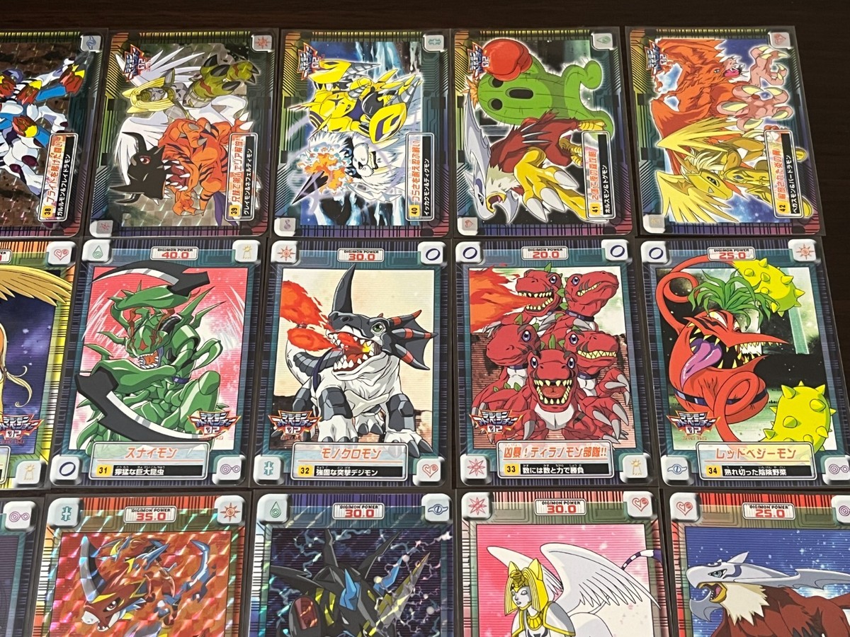 Digimon Adventure 02 Carddass 42 types complete set | eBay