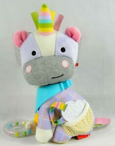 Skip Hop Bandana Buddies Baby Activity Teething Toy 9â Plush Unicorn Toy New | eBay
