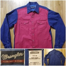 Wrangler Vintage Cotton X Long Tail Men  s Western Cowboy 16 x 35" Shirt