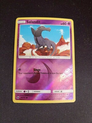 Salandit - 2017 Pokémon Crimson Invasion Reverse Holo #46/111 - NM/MT | eBay