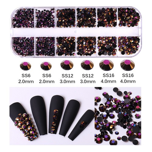 1500Pcs Crystal Rhinestone Diamond Gems 3D Glitter Bead for Nail Art Decoration - Picture 7 of 23