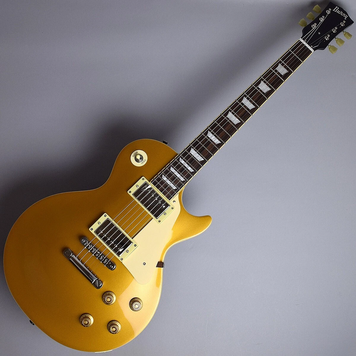 Burny / SRLG55 Vintage Gold Top Les Paul Custom Type Electric Guitar