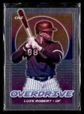 2021 Panini Chronicles #15 Luis Robert Overdrive Card Chicago White Sox
