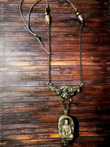 Talismano magico potente tibetano amuleti amore buddha collana pendente amuleto - Picture 5 of 12