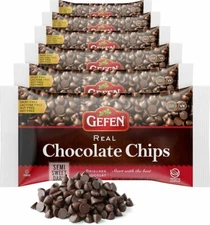 Gefen Vegan Semi-Sweet Chocolate Chips, 9 oz. (6 Pack)