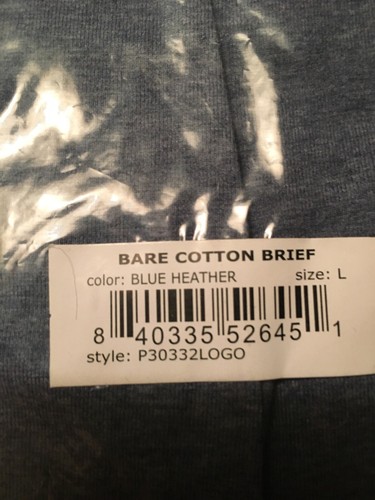 Bare  Women's  4 Pair Cotton Briefs NIP Size Large - Picture 4 of 5