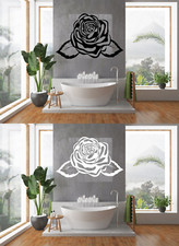 Elegant Rose Wall Decal – Floral Wall Sticker & Book Sticker Decor