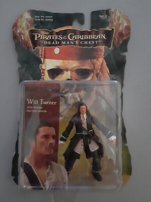 Zizzle Will Turner Pirates of the Caribbean: Dead Man's Chest 3'' inch Figure NEW