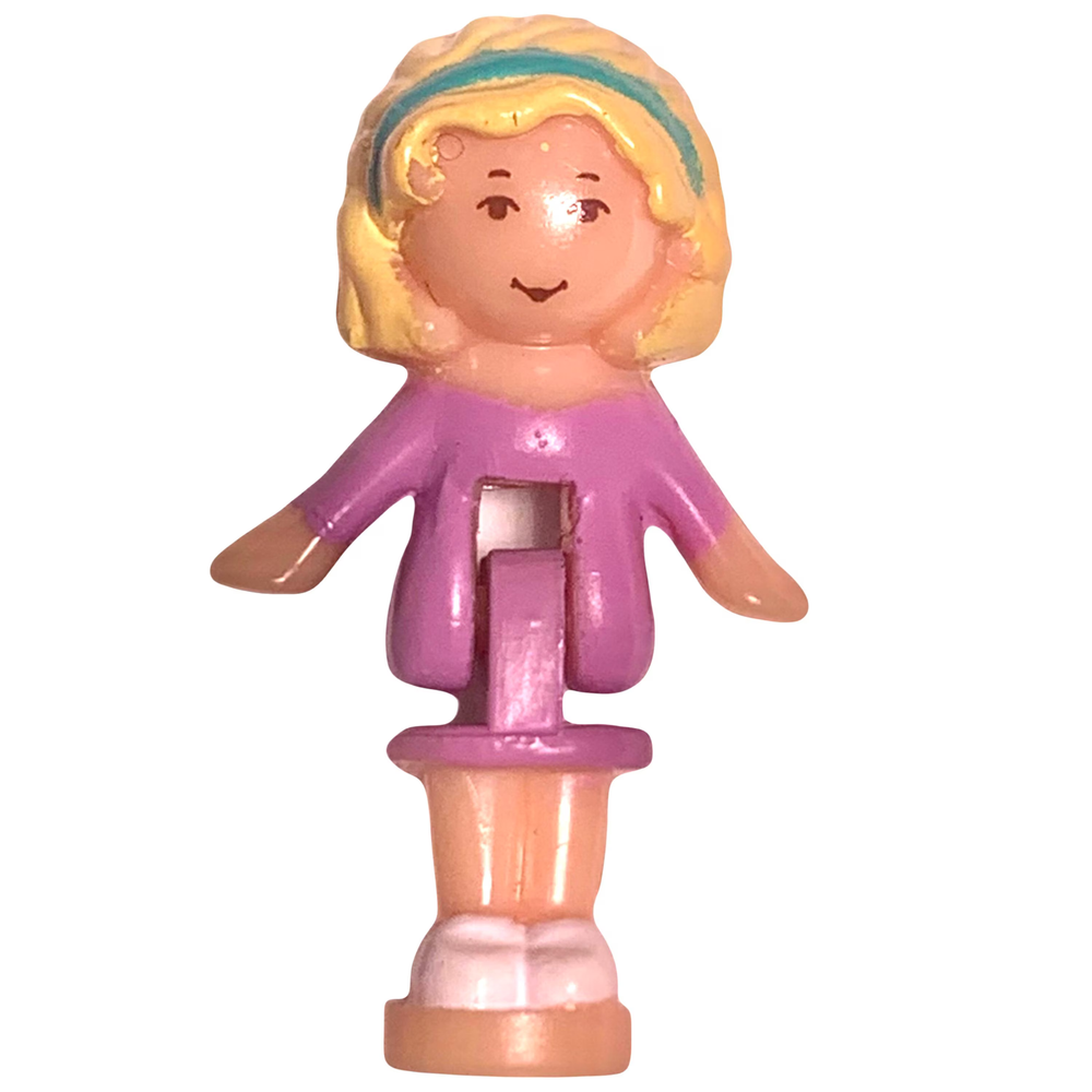 Vintage Polly Pocket Replacement Polly Doll - Star Bright Dinner Party 1994